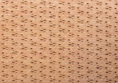 褐色混凝土砖墙